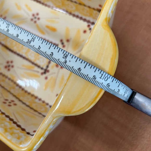 temptations bakeware presentable ovenware old world yellow Tara Baking loaf dish - Picture 4 of 6